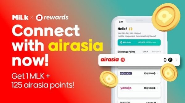 MiL.k Lansir Layanan Penukaran Poin Global yang Pertama dengan airasia