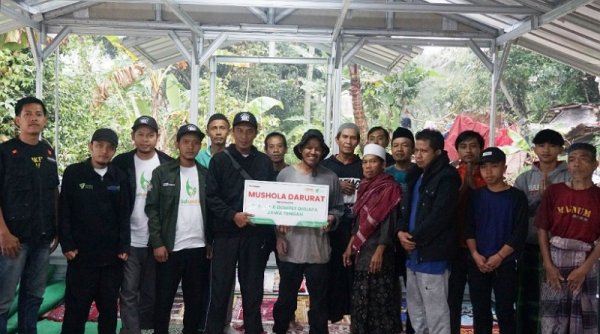 Balai Dakwah Sragen Bangun Kembali Tempat Ibadah Terdampak Gempa di Cianjur