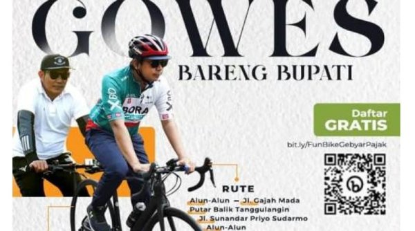Gowes Bareng Bupati di Hari Jadi Sidoarjo ke 164