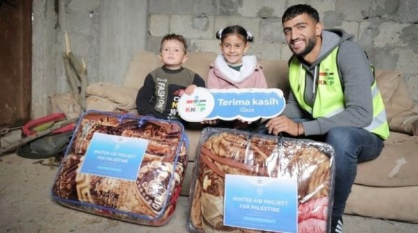 Jelang Musim Dingin, KNRP Kirim Bantuan Tahap Kedua ke Gaza Palestina