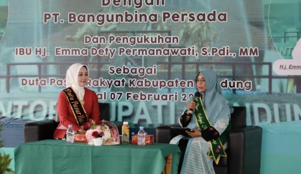 Emma Dety Dikukuhkan Menjadi Duta Pasar Rakyat Kabupaten Bandung