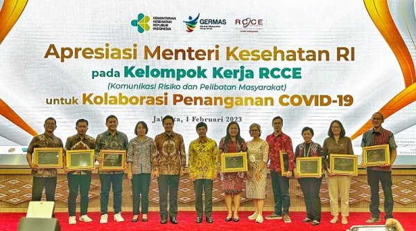 Atas Kontribusinya Selama Pandemi Covid-19, AMSI Raih Penghargaan dari Menkes