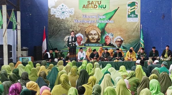 Dipadati jemaah, MWC Baleendah Gelar Peringatan Harlah Satu Abad NU