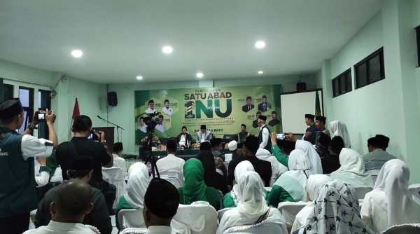 Bupati Dadang Supriatna Hadiri Acara Haplah Satu Abad NU di Kantor Baru PCNU Kab. Bandung