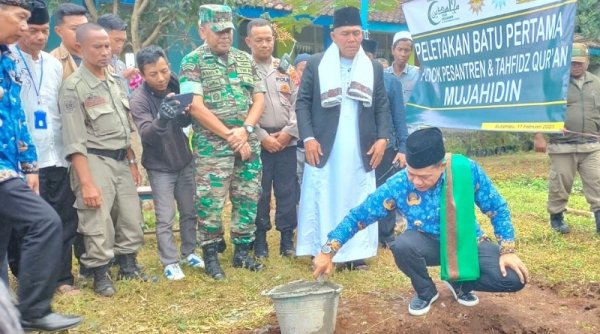 Pembangunan Rumah Tahfiz di Ciparay Dimulai, Bupati Bandung Ingatkan Hafal 1 Juz Bisa Kuliah Gratis