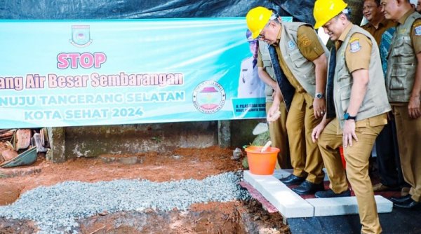 Bangun 1.800 Tangki Septik, Benyamin: Untuk Tingkatkan Kesehatan Warga