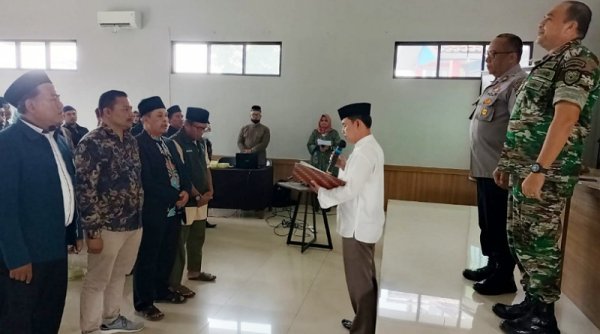 Camat Baleendah Lantik Panitia Pembangunan Masjid Besar Baleendah