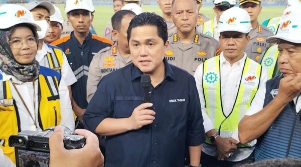 Jelang Piala Dunia U-20 di Sijalak Harupat, Erick Thohir: Jangan Sampai Dicoret FIFA, Kekurangannya Perbaiki Sedini Mungkin