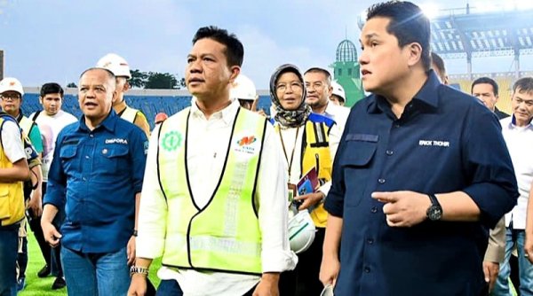Persiapan Stadion Si Jalak Harupat Sambut Piala Dunia U-20