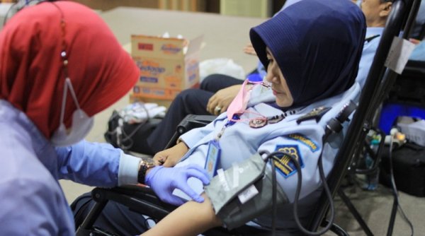 HBP ke-59, Kanwil Kemenkumham Jatim Gelar Donor Darah