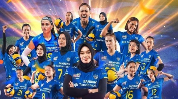 Tim Bola Voli Bandung bjb Tandamata Juara Proliga 2023