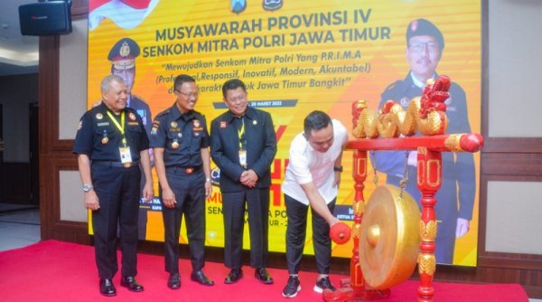 Kapolda Jatim Ajak Senkom Mitra Polri Jaga Stabilitas Kamtibmas di Tahun Politik