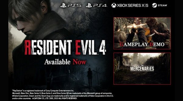 "Resident Evil 4" Diluncurkan 24 Maret - Versi Demo Gratis Tersedia untuk Diunduh
