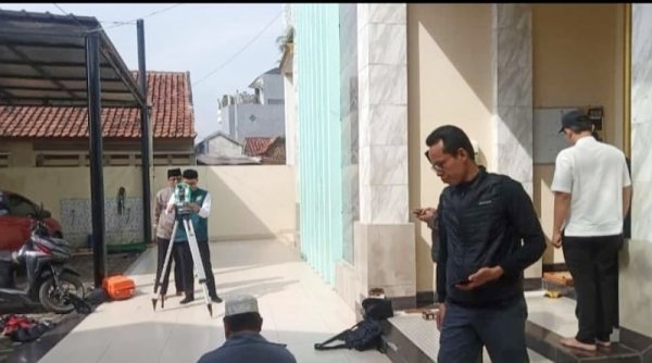 BHRD Kabupaten Bandung  Kalibrasi Arah Kiblat Beberapa Masjid yang Sudah Daftar