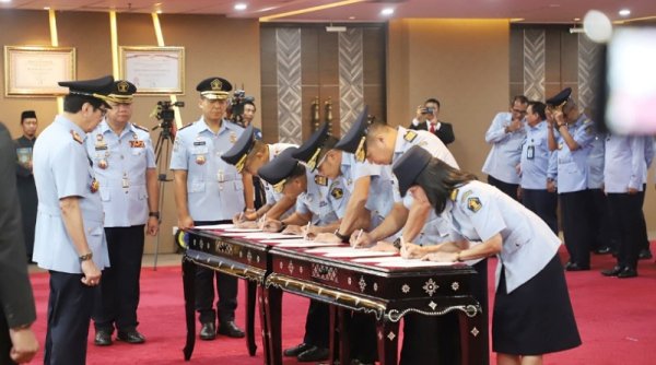 Kemenkumham Jatim Siap Sinergi Dukung Lima Pimti Madya Baru untuk Buat Terobosan Kreatif