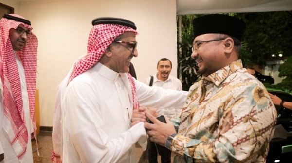 Bertemu Dubes Saudi, Menag Bahas Pembangunan Islamic Center dan Percetakan Al-Qur'an