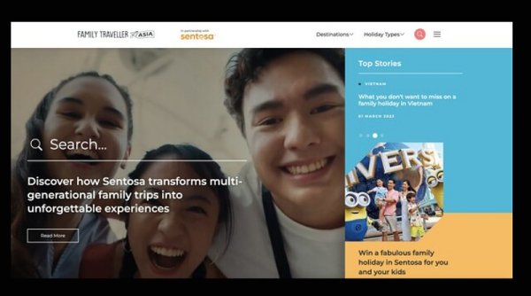 Media Global "Family Traveller" Umumkan Sentosa Singapore sebagai Mitra Peluncuran Resmi di Asia