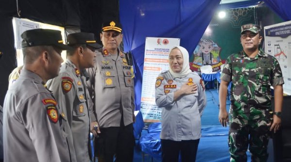 Forkopimda Bojonegoro Tinjau Pos Pengamanan dan Pelayanan Idul Fitri 1444H/2023
