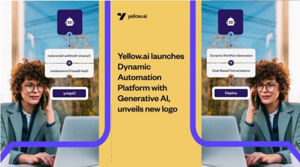 Perkenalkan Logo Baru, Yellow.ai Meluncurkan Platform Otomatisasi Dinamis dengan AI Generatif