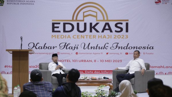 Sekjen Haji: Para Jurnalis di Media Center Haji 2023 Agar Menyampaikan Informasi Faktual dan Utuh