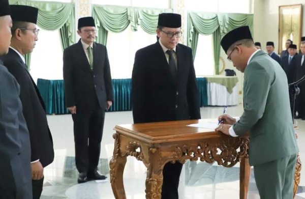 Asep Tedi Setiabudi Jabat Direktur Utama PDAM Perumda Tirta Raharja