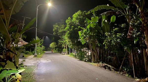 Jalan Poros Desa Diterangi PJU, Warga Bojonegoro Kini Aman dan Nyaman saat Melintas