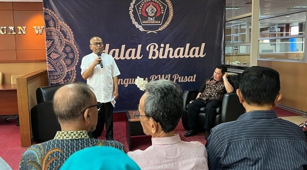 Atal S Depari Kemukakan Rencana Kongres PWI September Nanti di Halal Bihalal PWI Pusat