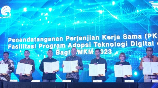 Tingkatkan Adopsi Teknologi Digital bagi Pelaku UMKM, FINATRA Jalin Kolaborasi dengan Kominfo