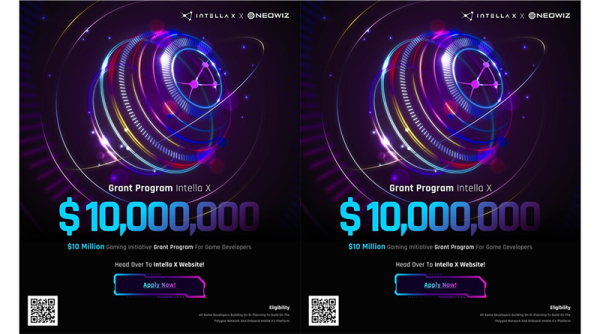 Intella X dari NEOWIZ Lansir Program "Gaming Initiative Grant" Senilai $10 Juta guna Mendukung Ekosistem Web3 Gaming