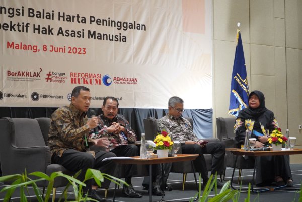 Dirjen HAM Apresiasi Komitmen Kemenkumham Jatim dalam Ciptakan Pelayanan Publik