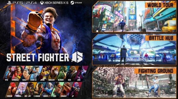 Era Baru Fighting Game Dimulai, "Street Fighter 6" Kini Tersedia pada PS5、PS4、Xbox Series X|S, dan Steam!