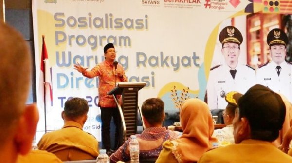 Bupati Sidoarjo Targetkan 400 Warung Rakyat Direnovasi Tahun 2023