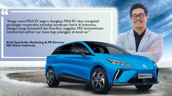 MG Siap Guncang Pasar Kendaraan Listrik Indonesia dengan Mengumumkan Harga Resmi MG4 EV-nya