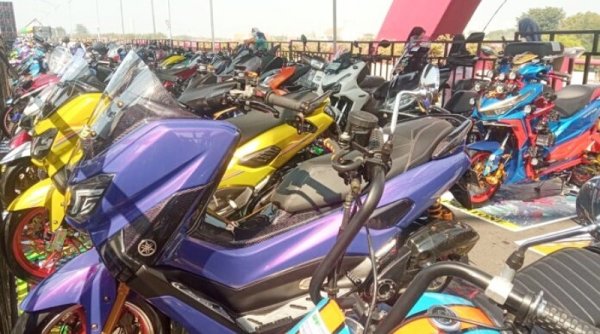 Surabaya Auto Fashion, 72 Motor Modifikasi Siap Sambut Pengunjung