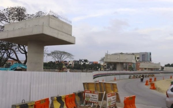 Melihat Progres Pembangunan Flyover Aloha Sidoarjo yang Habiskan Anggaran Rp 350 Miliar
