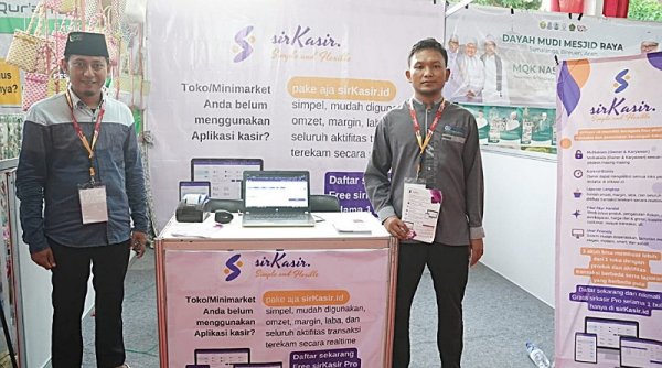 sirKasir.id Aplikasi Karya Santri di Kemandiran Pesantren Expo Lamongan