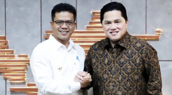 Bupati Dadang Supriatna Bertemu Erick Tohir Bahas Pengembangan Tegalluar Sebagai TOD dan Terminal KCJB