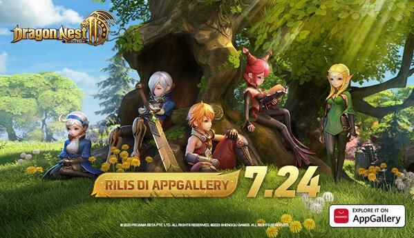 Jadilah Pemburu Naga Hebat di Dragon Nest 2: Evolution, Kini Tersedia untuk Diunduh di Huawei AppGallery