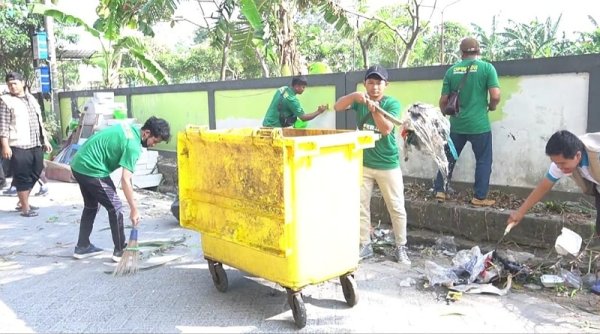Sambut HUT RI, DPW LDII Jatim Helat Kerja Bakti Massal se-Jatim