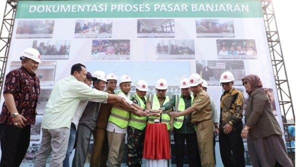 Ground Breaking Pasar Banjaran, Bupati: Ini Bukan Swastanisasi!