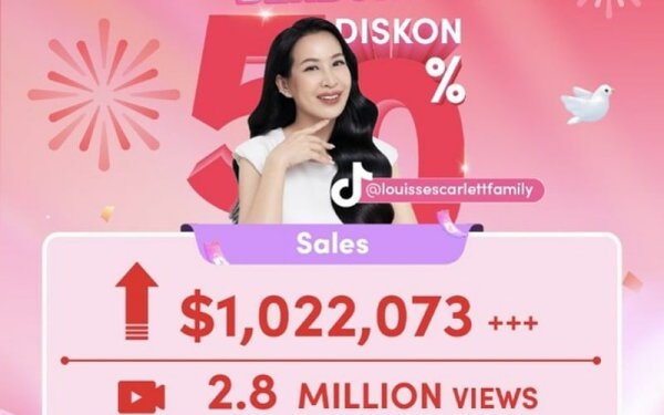 Pecahkan Rekor! Akun Louisse Scarlett Berhasil Menjual Produk di TikTok Shop Hingga 15 M