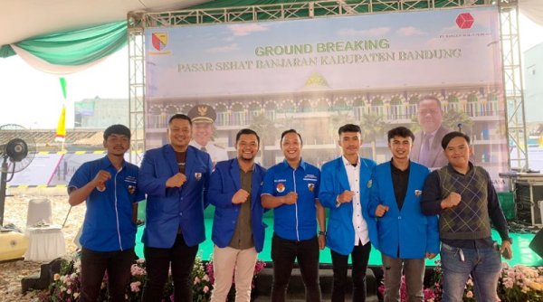 KNPI Menilai Ground Breaking Pasar Sehat Banjaran Simbol Kepedulian Bersama Membangun Ekonomi Rakyat