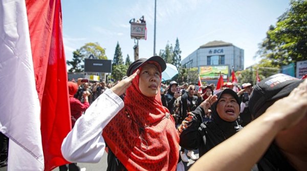 Peringatan HUT RI di Kota Bandung, Aksi 3 Menit untuk Indonesia