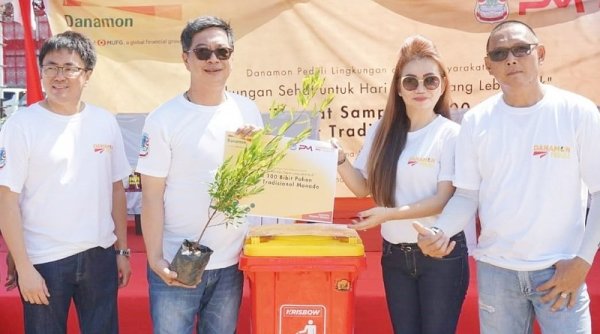 Danamon Peduli Bermitra dengan Komunitas Pasar Mendukung Keberlanjutan Lingkungan