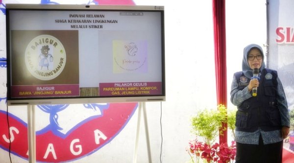 Pilot Project Gagah Bencana Siaga Kebakaran di Kel. Campaka Kota Bandung Jadi Perhatian Nasional