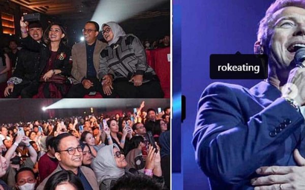 Anies Baswedan Nonton Konser Ronan Keating Bersama Istri, Tidak Kalah Mengagumkan Penampilan Putri