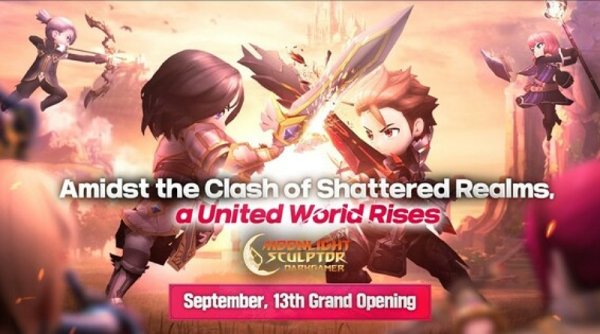 MMORPG "Moonlight Sculptor: Dark Gamer" Resmi Diluncurkan