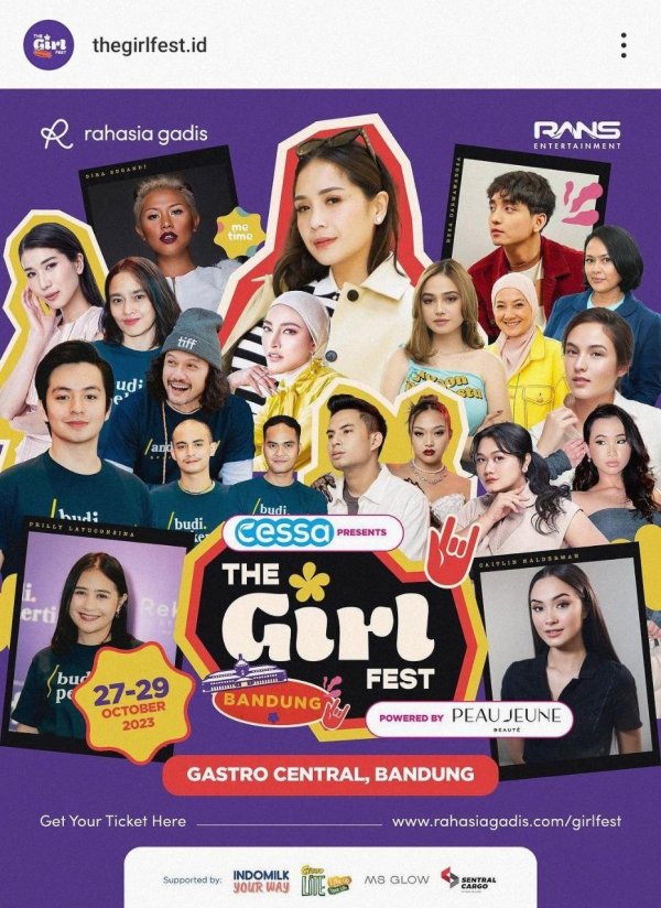 The Girl Fest: Acara RANS Entertainment Hadir di Kota Bandung