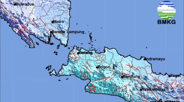 Gempa Magnitudo 5,4 di Sukabumi Getarannya Sampai Soreang