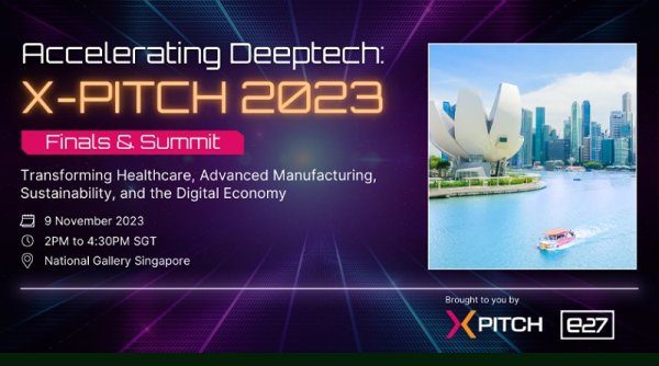 X-PITCH 2023 Mengumumkan TOP100 Startup Global Mempercepat Deeptech